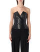 Ralph Lauren Ralph Lauren Harling Lambskin Bustier