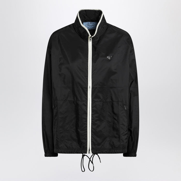 Prada Black/Vanilla Re-Nylon Zip Blouson