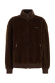 Prada Brown Pile Bomber Jacket