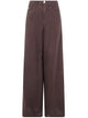 Lois Jeans "Arlene" Extra Wide Leg Linen Trousers