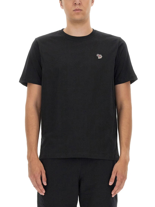 Ps By Paul Smith Zebra Logo T-Shirt