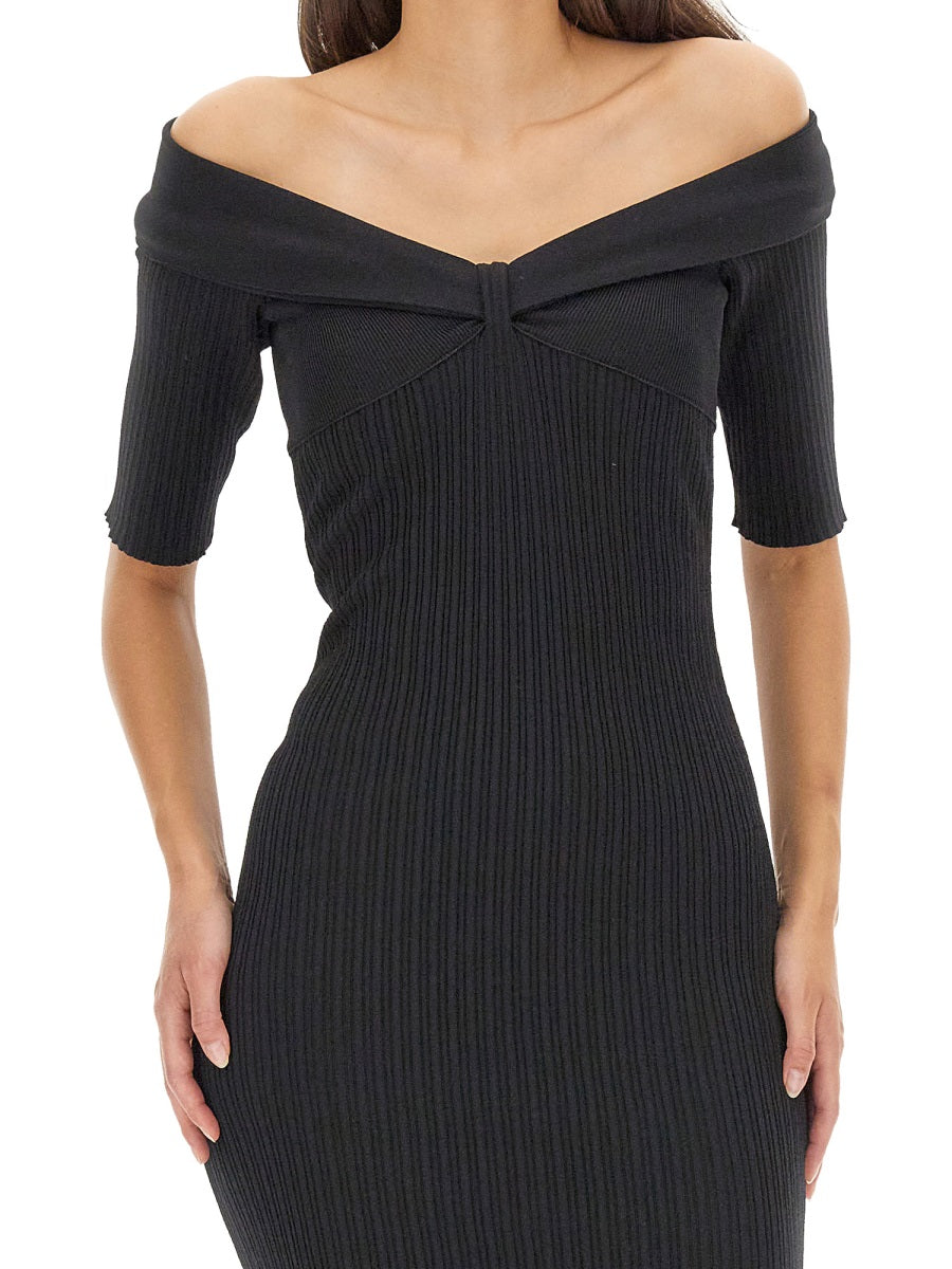 Philosophy Di Lorenzo Serafini Off-The-Shoulder Dress