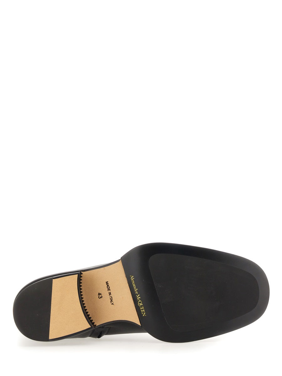 Alexander Mcqueen Cuban Stack Boot