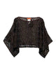 Missoni Dark Brown Viscose Polyester Top
