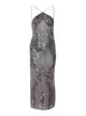 Patrizia Pepe Grey Long Dress