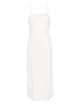 Patrizia Pepe White Viscose Linen Dress