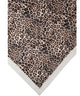 Liu Jo Brown Wool Animal Print Scarf