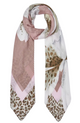 Liu Jo Peony Pink Silk Scarf
