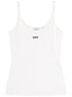 Off-White Tank Top With Logo