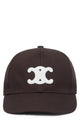 Celine Brown Cotton Triomphe Baseball Hat