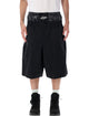 Moncler Genius Black Nylon Blend Bermuda Shorts