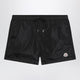 Moncler Black Swimsuit With Logo Patch
