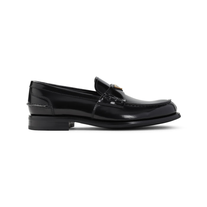 Prada Brushed Leather Loafers
