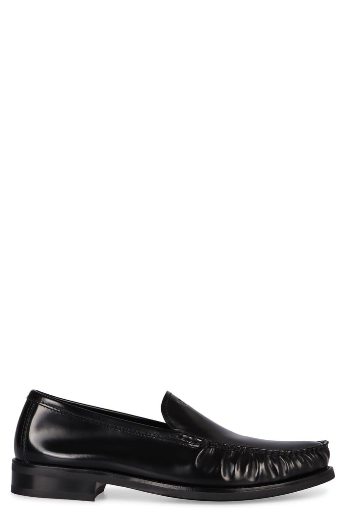 Prada Brushed Leather Loafers