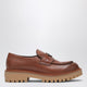 Prada Ebony Leather Loafers