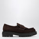 Prada Brown Suede Leather Loafers