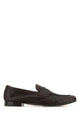 Prada Leather Loafers With Band
