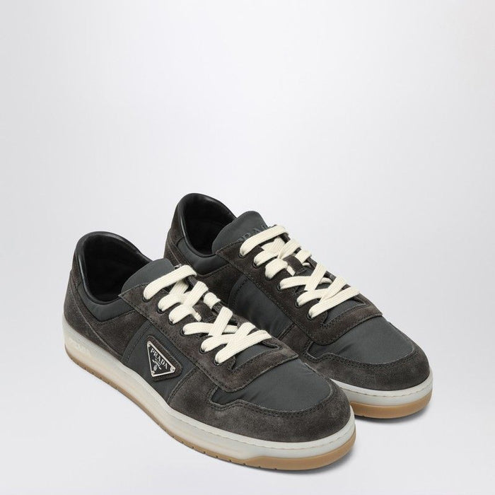 Prada  Sneakers Downtown In Re-Nylon And Gray Suede