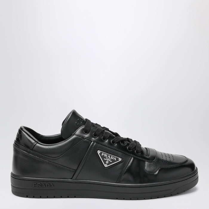 Prada Black Downtown Leather Sneakers
