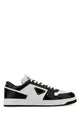 Prada Two-Tone Leather Downtown Sneakers