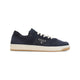 Prada Navy Blue Canvas And Suede Downtown Sneakers