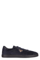 Prada Dark Blue Suede Sneakers