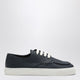 Prada Blue Baltic Hammered Leather Sneakers