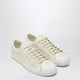 Prada  Talc-Coloured Leather Sneakers