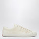 Prada Talc-Coloured Leather Sneakers