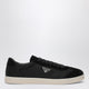 Prada Black Fabric And Suede Sneakers