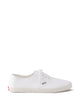 Prada Drill White Cotton Rubber Sneakers