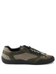 Prada Speedrock Leather And Mesh Fabric Sneakers