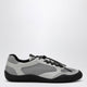Prada Grey Speedrock Sneakers In Leather And Mesh Fabric