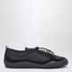 Prada Black Speedrock Sneakers In Re-Nylon And Suede