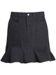 Marc Jacobs Denim Cotton Mini Skirt