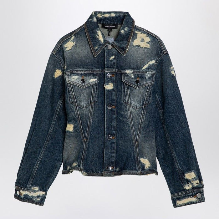 Marc Jacobs  Washed Denim Jacket With Worn Details