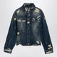 Marc Jacobs  Washed Denim Jacket With Worn Details