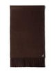 Prada Chocolate Silk Blend Scarf