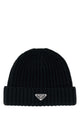 Prada Black Virgin Wool Hat