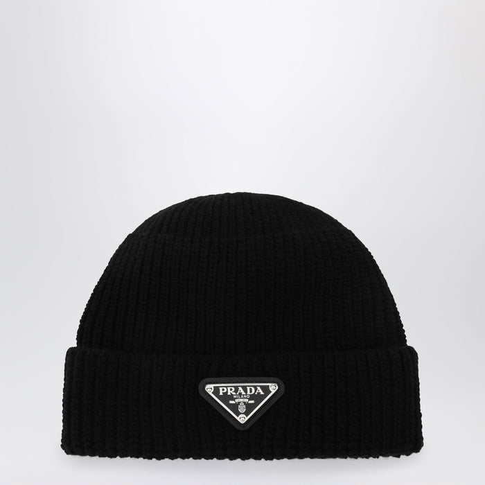 Prada Wool Hat With Triangle Logo