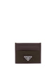 Prada Re-Nylon And Leather Card Holder