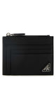 Prada Black Leather Card Holder