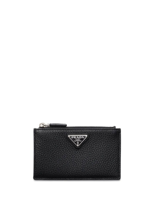 Prada Black Leather Card Holder