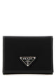 Prada Black Fabric Wallet