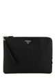 Prada Black Leather Clutch