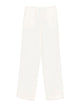 Patrizia Pepe White Viscose Linen Pants
