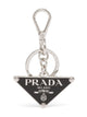 Prada Black Metal Key Ring