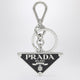 Prada Black Metal Keyring