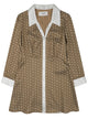 Celine Silk Twill Mini Shirt Dress