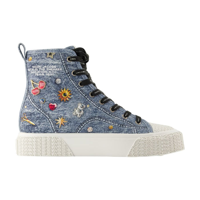 Marc Jacobs The High Top Sneakers -  - Cotton - Multicolor
